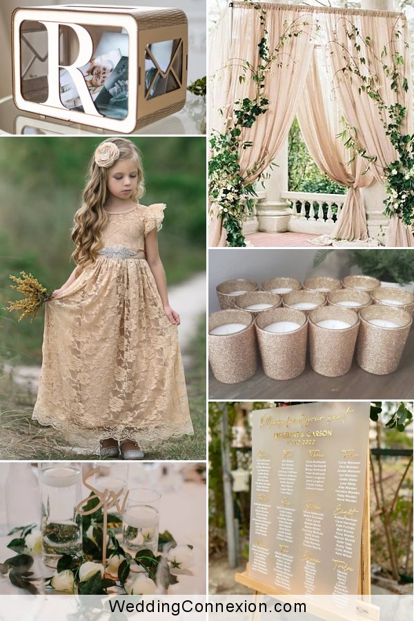 Classic Champagne Wedding Theme